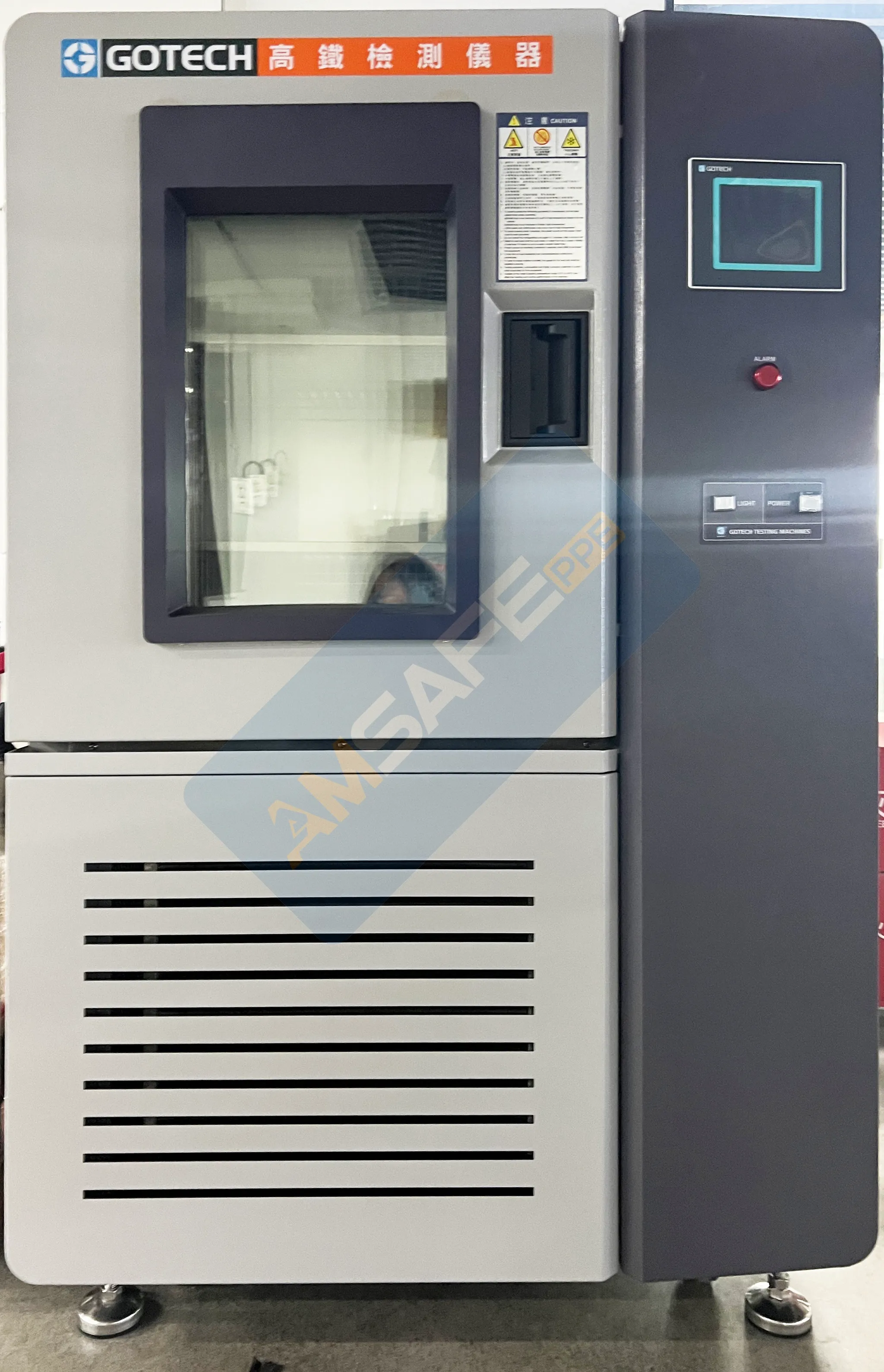Equipo de ensayo térmico para guantes industriales AMSAFE
