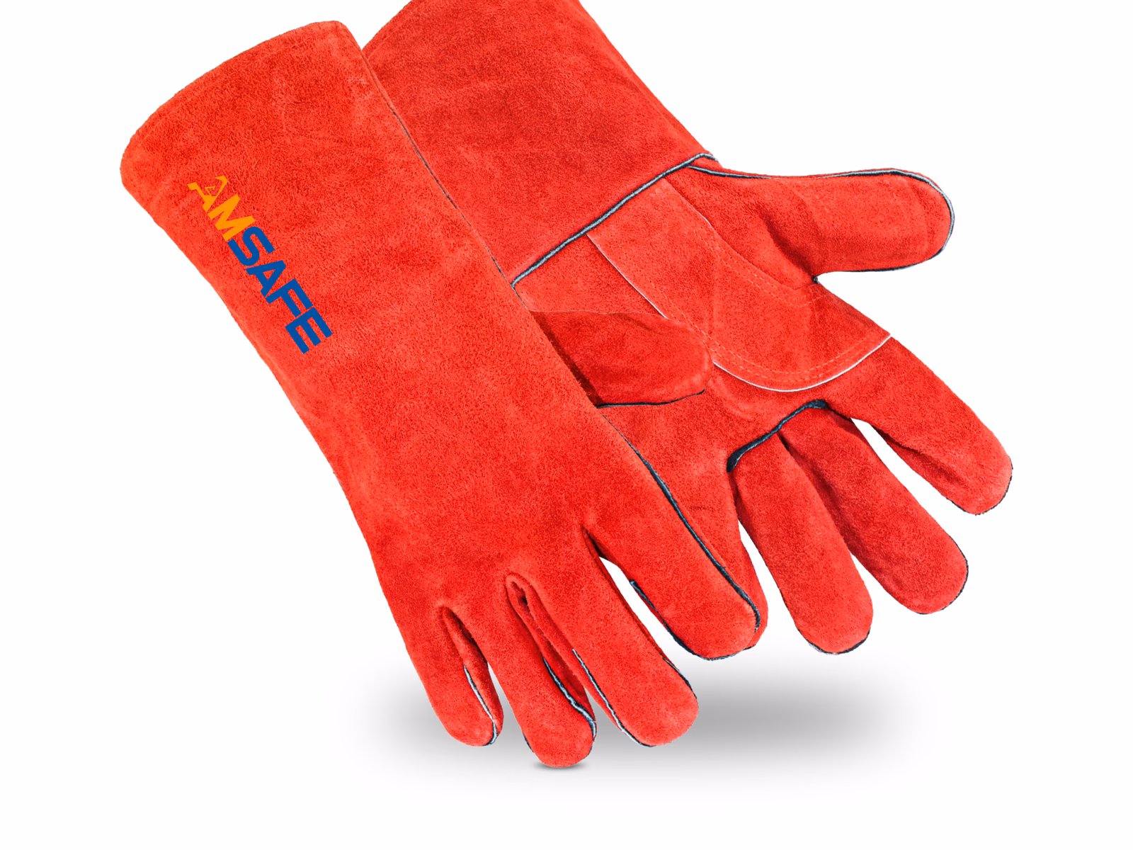 Inspección de costuras, puño y refuerzos de guantes de soldadura AMSAFE