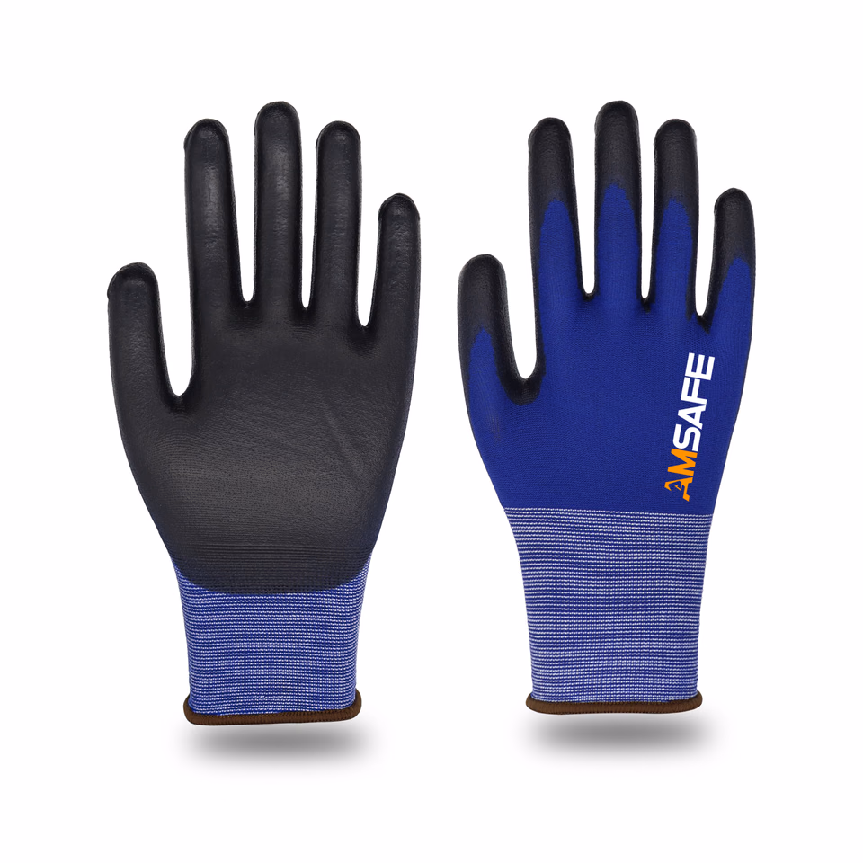 Guantes de PU: guante AU1881 de nailon con recubrimiento de PU — imagen 2