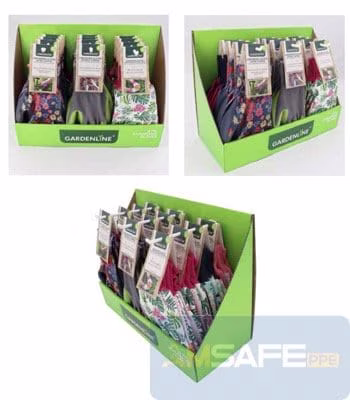 Caja de exposición para guantes de trabajo